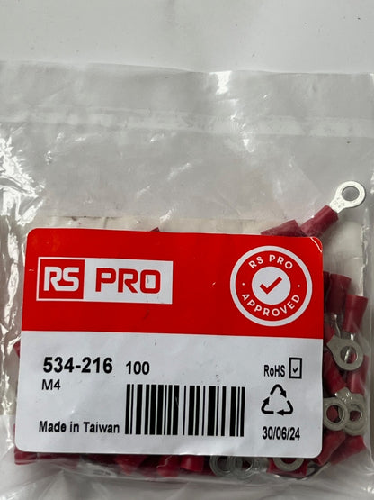 INSULATED CRIMP TERMINALS BEST RS QUALITY ALL TYPES PACKS OF 100 CHEAP fcb22
