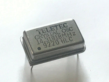 XTAL CRYSTAL OSCILLATOR 4 PIN 14 PIN DIL SIZE OLD STYLE ALL FREQUENCIES faa13