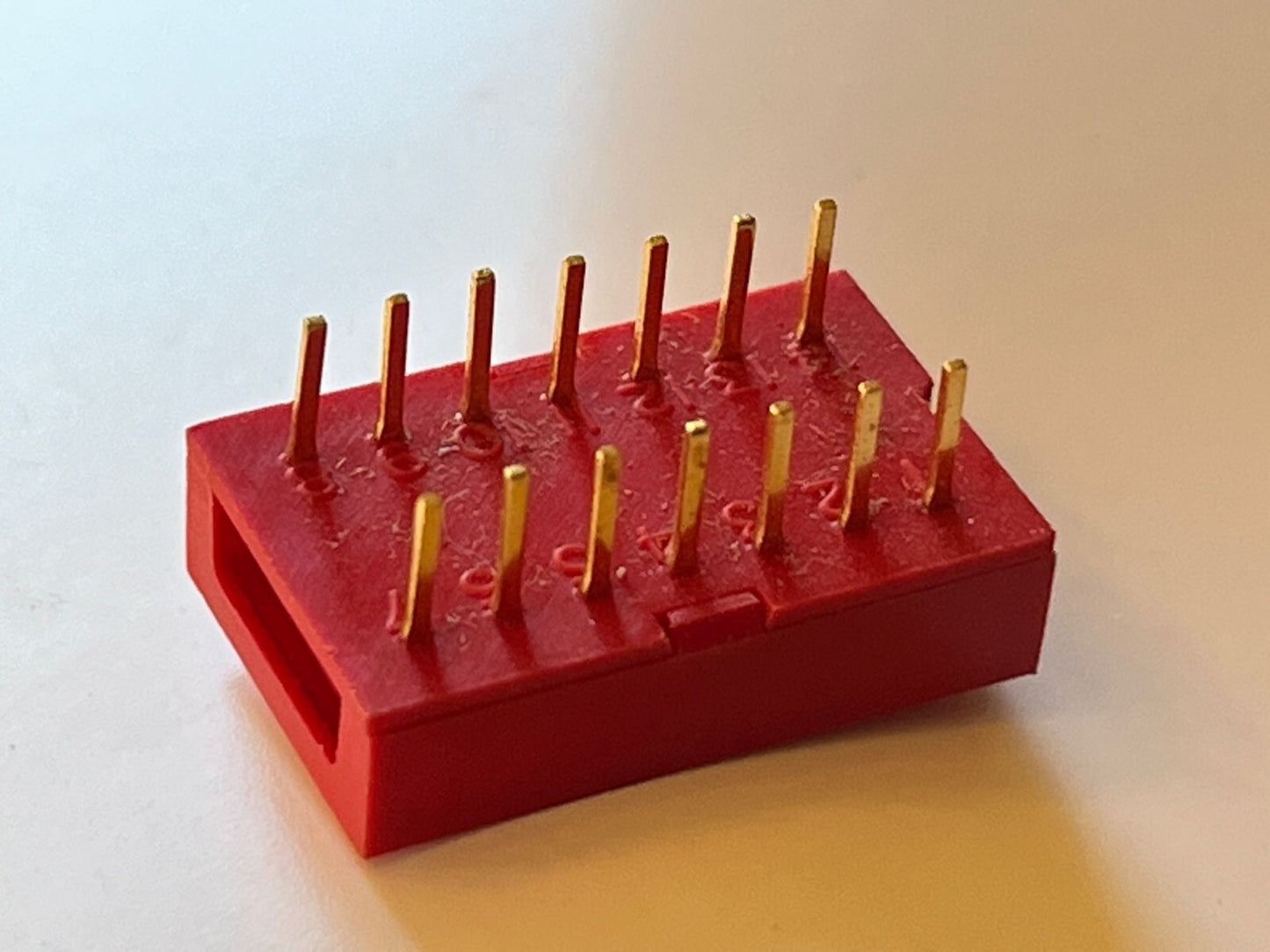 14 WAY JERMYN PREMIUM GOLD PLATED DIL IC SOCKET HEADER PLUG (x1) fba39.20