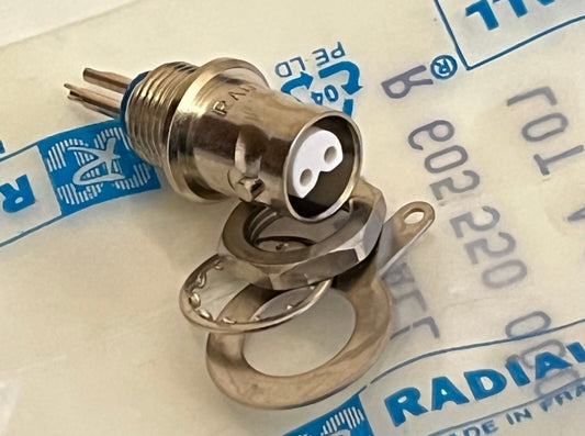 RADIALL R605550000 BR2 SOCKET 78 OHM FEMALE 2 POLE BNC (x1) AD2N25