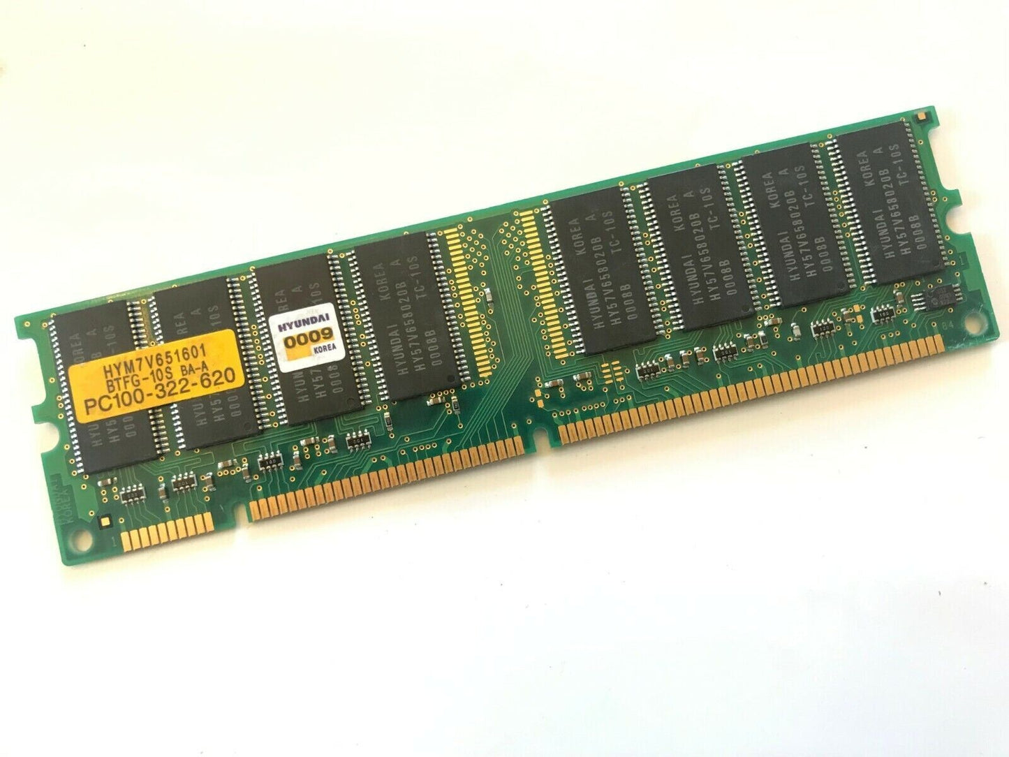 HYUNDAI HYM7V651601BTFG-10S 128MB PC100 168 PIN CL3 DIMM FOR DESKTOPS fcb11.2