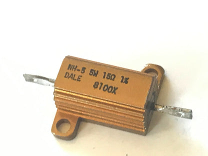 DALE NH-5 15 OHM 1% 5W METAL CLAD POWER RESISTOR MILITARY SPEC fd7d24