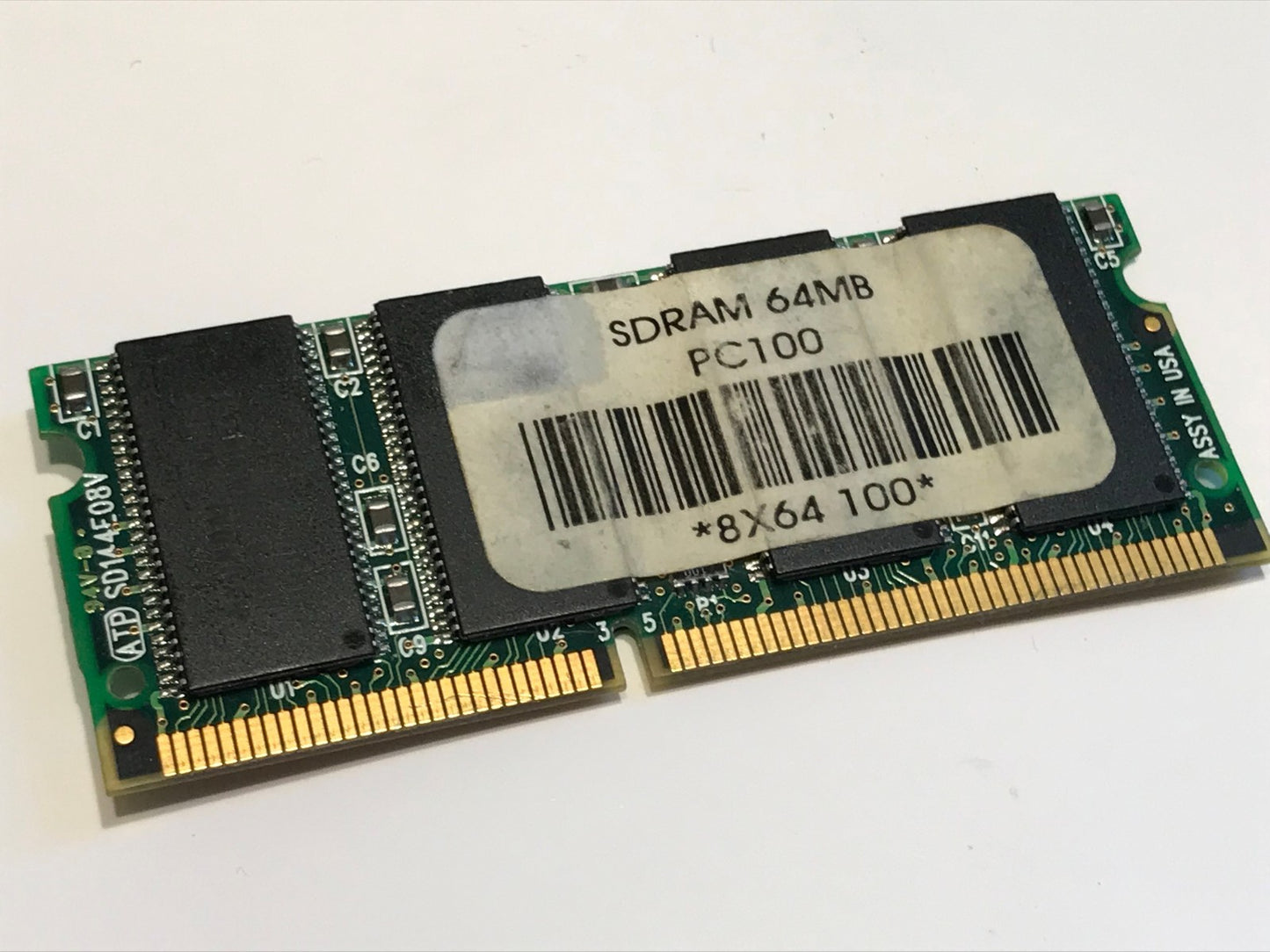 64MB PC100 144 PIN SODIMM LAPTOP MEMORY fba10a26
