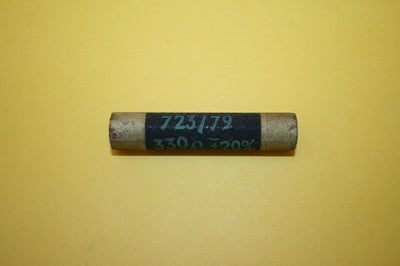 330 OHM MORGANITE CARBON ROD VINTAGE RESISTOR fd6d13